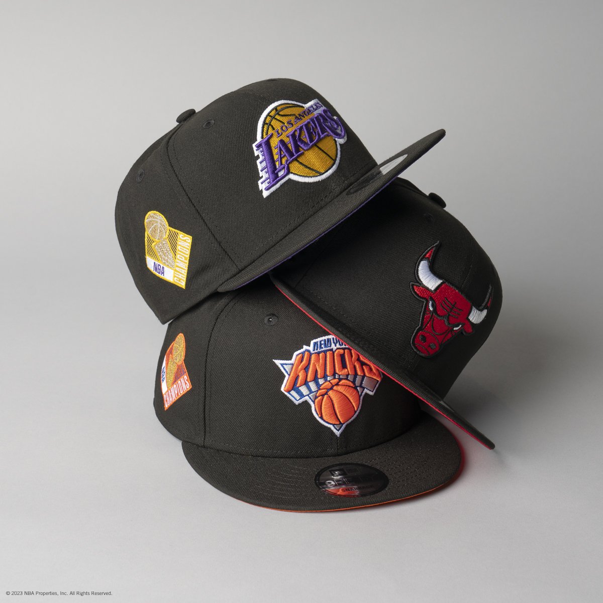 NEW ERA - Accessories - LA Lakers 950 Stacked Snapback - Purple