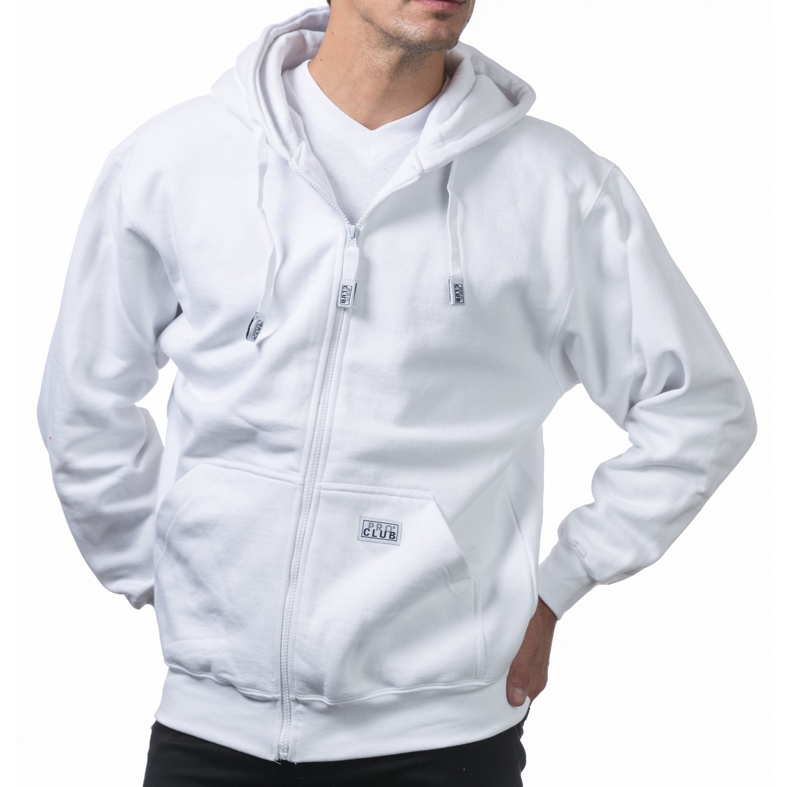 Heavyweight Full Zip Fleece Hoodie Tops Sweaters All Out Co Pro Club