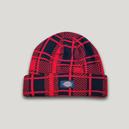 Dickies Classic label plaid Beanie