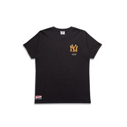 Camiseta New Era Mlb Distressed Graphic Oversized Tee New York Yankees  12893171