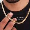 6Mil 18ct Gold Cuban Chain 