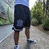 New Era Pin Stripe Mesh Shorts