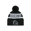 NE KNIT NRL B&W Beanie