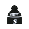 NE KNIT NRL B&W Beanie