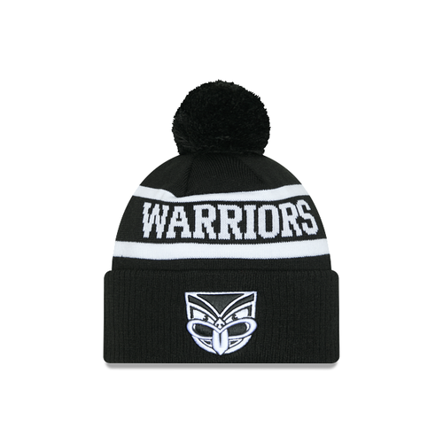 NE KNIT NRL B&W Beanie