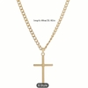 18ct Cross Rod Neckless