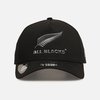 New Era 940 A-frame All Black Silver Badge