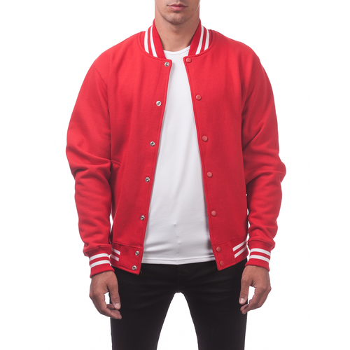 PC Varsity Fleece Baseball Jacket (Plus Size)