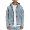 Proclub Heavyweight Denim Zip-Up Jacket