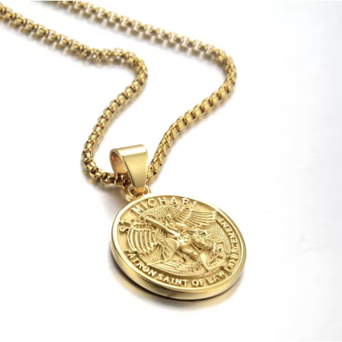 St Micheal Guardian of Souls Neckless