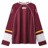 Maroon Mesh Long Sleeve Jersey