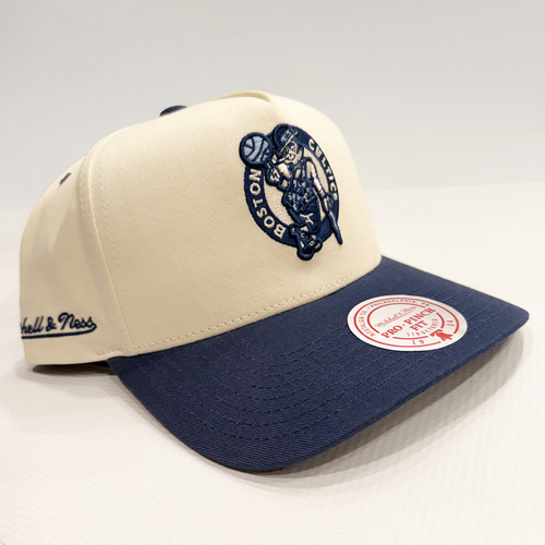 M&N  Tip Off  White Cream Pro Pinch PC Snapback