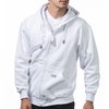 Heavyweight Full Zip Fleece Hoodie (Super Size)