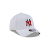 940  Metallic White Scalet Snapback