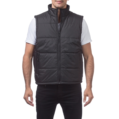 Pro club Heavy Duty Puff Vest Jacket  (Plus Size)