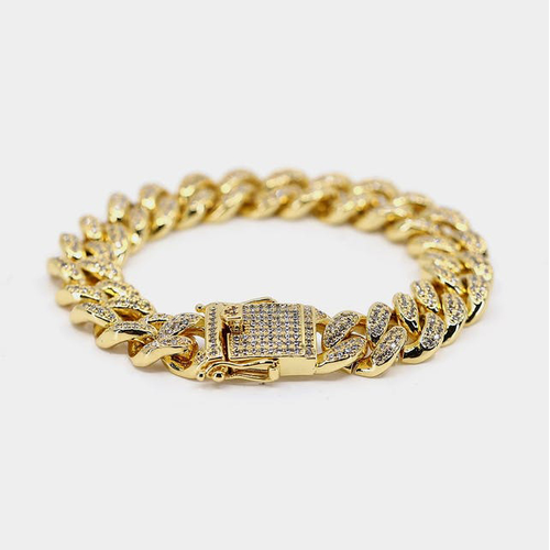 Diamond  Cuban Bracelet 12MM