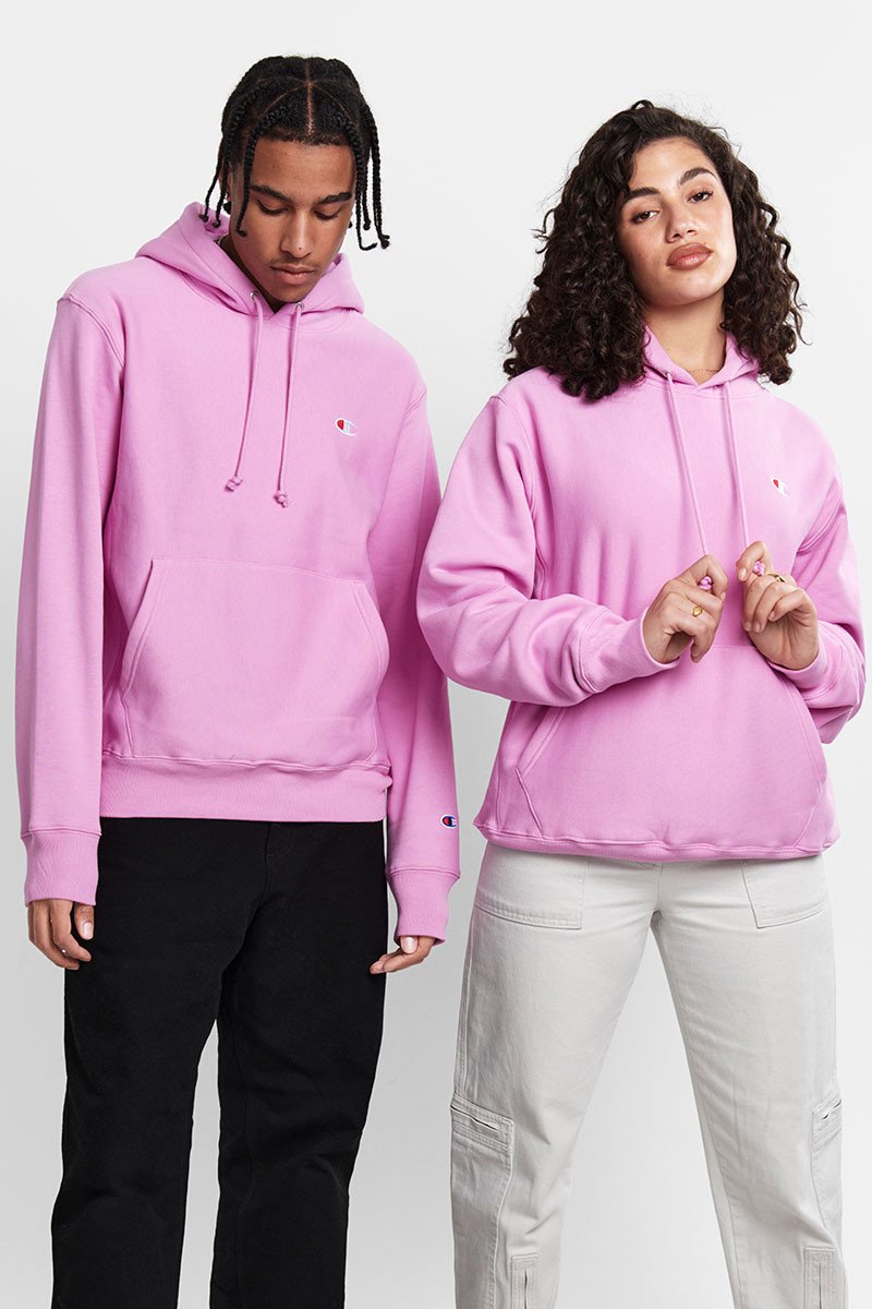 Pink champion hoodie nz clearance