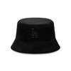 New Era Black on Black Corduroy Bucket Hat