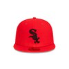 5950 Scarlet Black Fitted Hat