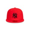 5950 Scarlet Black Fitted Hat