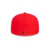 5950 Scarlet Black Fitted Hat