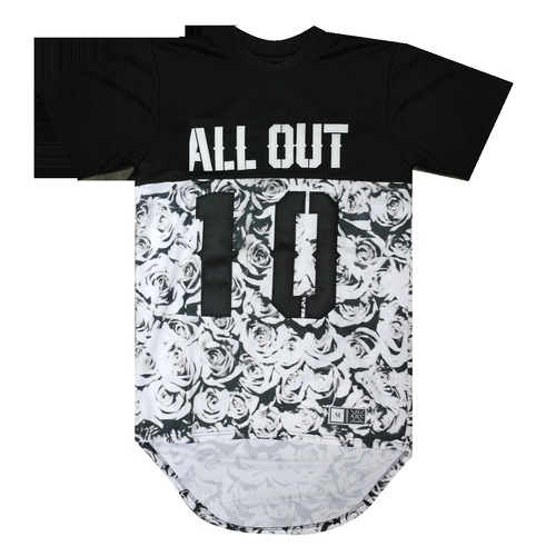 Rose drop tail T-shirt