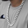 Ice Out Stainless Steel plated Neckless (Medium) 